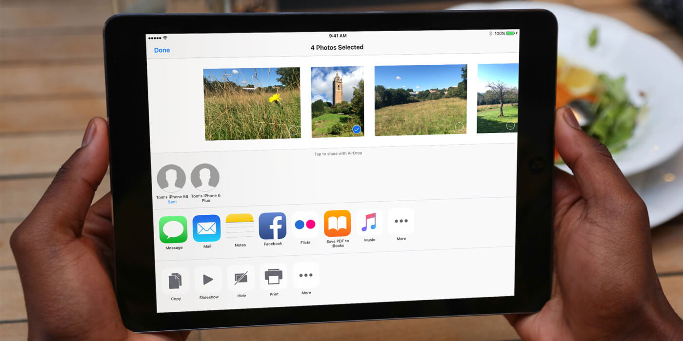 AirDrop Share To A Nearby Apple Device iPadOS 17 Guide TapSmart