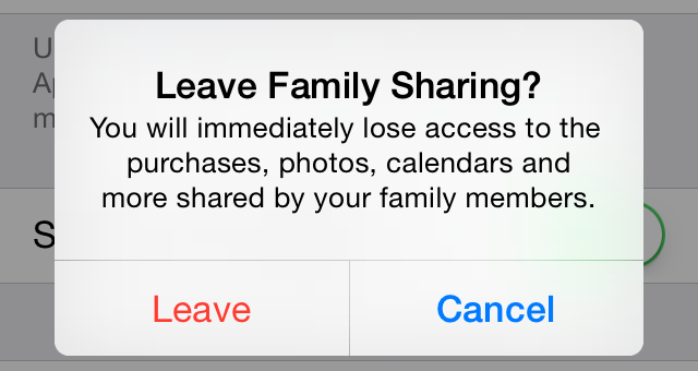 Guide: how to drop out of Family Sharing - TapSmart