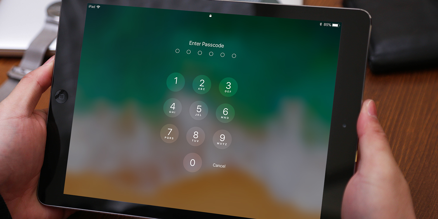 Set A Passcode Protect Your Device IOS 11 Guide iPad TapSmart