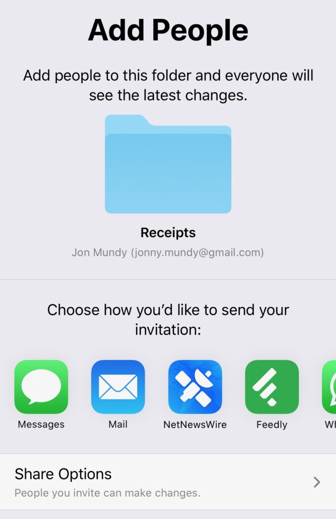 ICloud Shared Folders – Set Up Multi-user Folders In Files - TapSmart